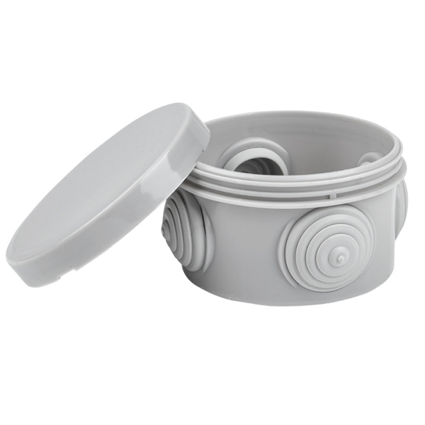 Коробка распределительная КМР-040-039 с крышкой наружная (85х40) 4 мембранных ввода IP54 розничный стикер PROxima EKF