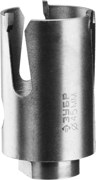 ПРОУНИВЕРСАЛ 45мм, коронка с твердосплавными резцами ЗУБР