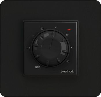 Терморегулятор Welrok rtp bk, для теплого и водяного пола, 3 кВт