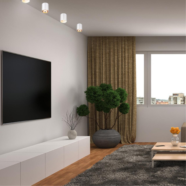 Накл.св-к IP20 GU10 220V UNITE белый B NOVOTECH