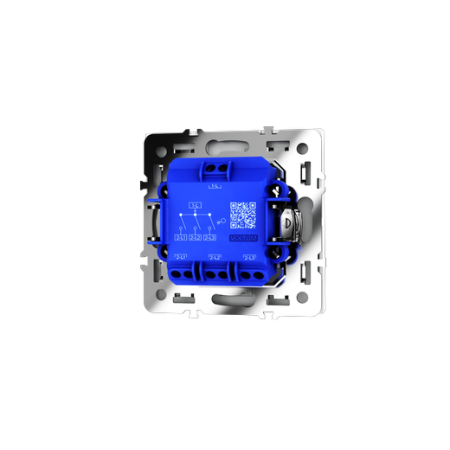 Выключатель встраиваемый Voltum S70 трехклавишный 10А, (белый матовый)