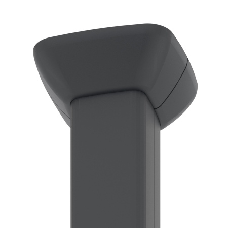 Телескопическая алюминиевая колонна, 2.7 - 4.2м, цвет чёрный DKC