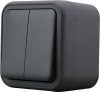 Donel W55 Переключатель 2-кл. накладной, антрацит, IP55, серия (тип) DIP55