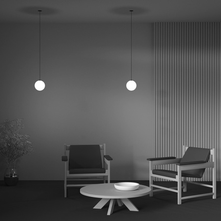 Подвесной светильник LED 5Вт Черно-белый IP20 Pendant P039PL-5W4K-10INS-B Technical Maytoni