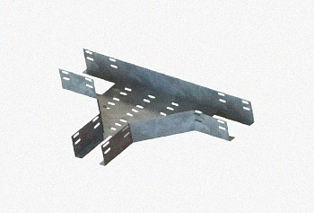 Лоток тройниковый перфорированный ОТ 200х100 У3, окрашенный, S1,5