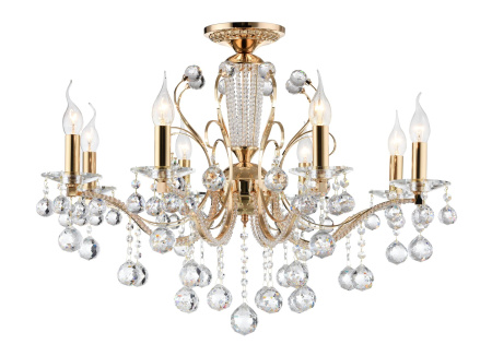 Люстра 8*E14 40Вт Золото IP20 Marlin FR1130-PL-08-G Freya