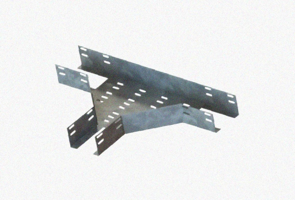 Лоток тройниковый перфорированный ОТ 200х100 У3, окрашенный, S1,5