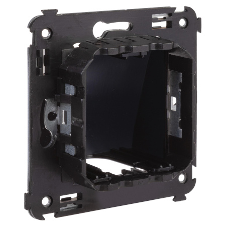 Вывод кабеля из стены "Avanti", "Черный квадрат" DKC