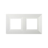 Рамка из металла, "Avanti", белая, 2 поста (4 мод.) DKC