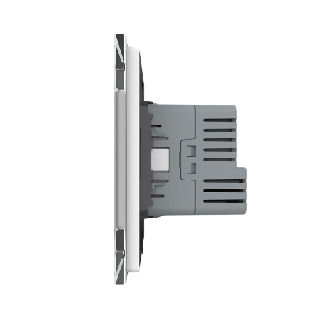 Розетка электрическая + USB type-C с блоком питания 18W Livolo 1 пост Белая VL-C7CTF16A.UC18W-2WP