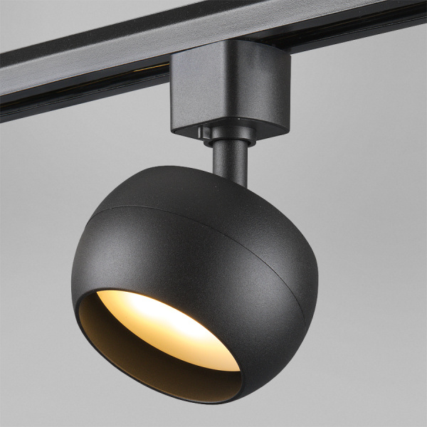 Светильник трековый 1ф. GTR-GX53-1-IP40-B ЧАША черный под лампу GX53 однофазный 90*90*70 1/50 General