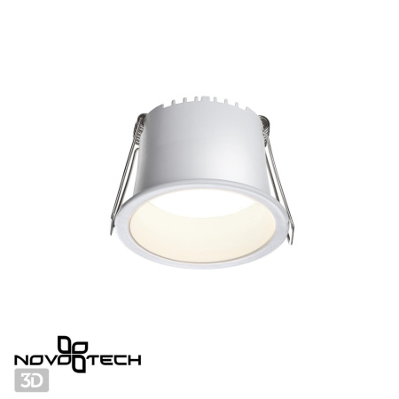 Св-к встр.св/д IP20 LED 4000К 6W 220V TRAN белый NOVOTECH