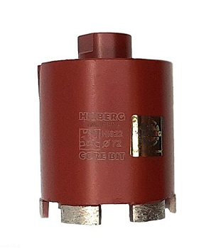 Коронка алмазная 72 мм Industrial Laser Micro Hit HI822 Hilberg