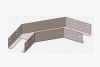 Лоток угловой глухой КГГ 150х65-90 УТ1,5 поворот на 90, оцинкованный лист S1,5