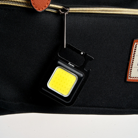 Фонарь универсальный аккумуляторный с магнитом USB type-C COB, пластик/алюминий, TH2404 Feron 