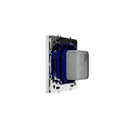 Розетка телевизионная встраиваемая Voltum S70 оконечная TV+SAT, (сталь)