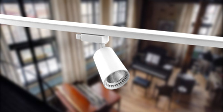 Светодиодный светильник Feron AL102 трековый однофазный на шинопровод 12W 4000K 35 градусов белый