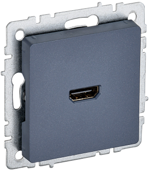 BRITE Розетка HDMI РHDMI-0-БрМ маренго IEK