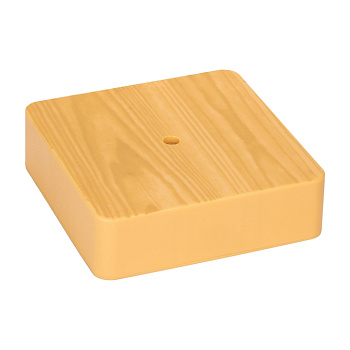 Коробка разветвительная KMP-030-032 (100х100х28) светлое дерево PROxima EKF