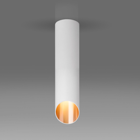 Накладной акцентный светильник 1*GU10 белый, золотой IP20 (a050121) Elektrostandard