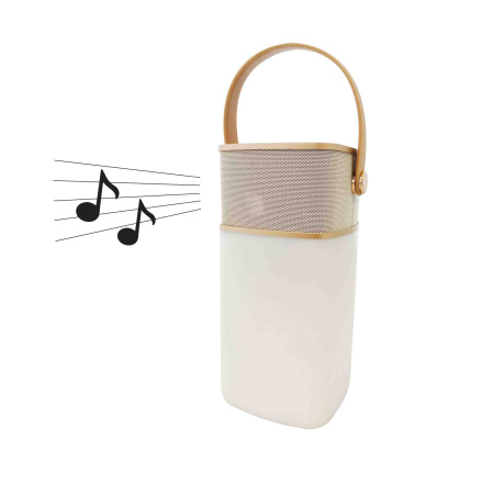 11-104 Музыкальный светильник (Bluetooth), встроенный аккумулятор 2200мА, корпус динамика золото Apeyron