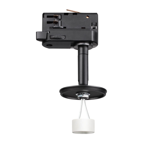 Треков.трехфазн.св-к без плафона (плафоны арт.370694-370711) GU10 UNITE черн NOVOTECH