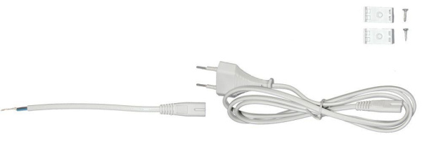 Св/д светильник 4000K 9W в пластиковом корпусе с выключателем и сетевым шнуром, AL5038 Feron