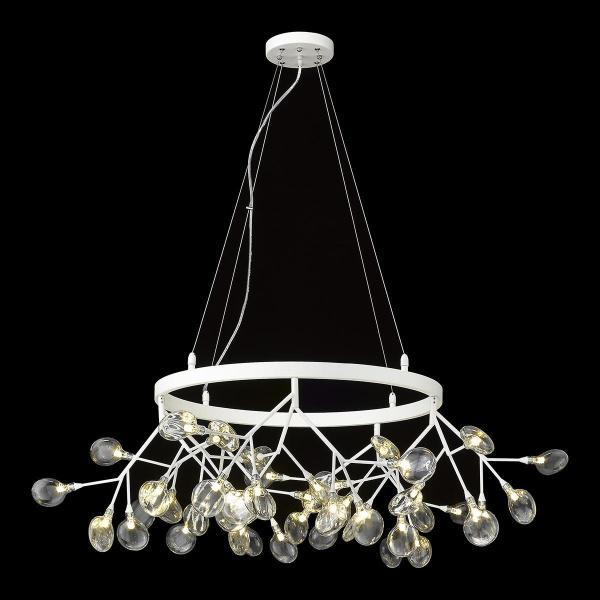 Люстра подвесная Белый/Прозрачный G4 45*1,5Вт WE241.45.003 WERTMARK