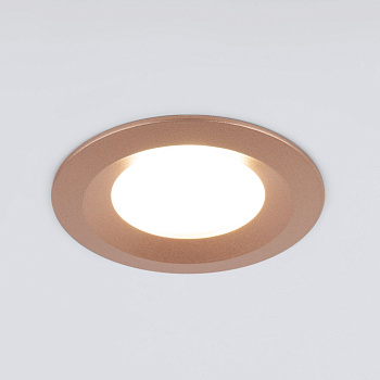 Встраиваемый точечный светильник GU10 золотой IP20 (a053333) Elektrostandard