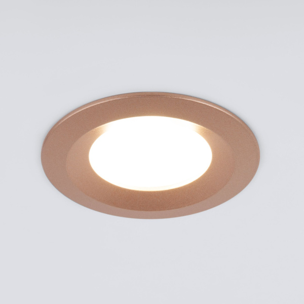 Встраиваемый точечный светильник GU10 золотой IP20 (a053333) Elektrostandard