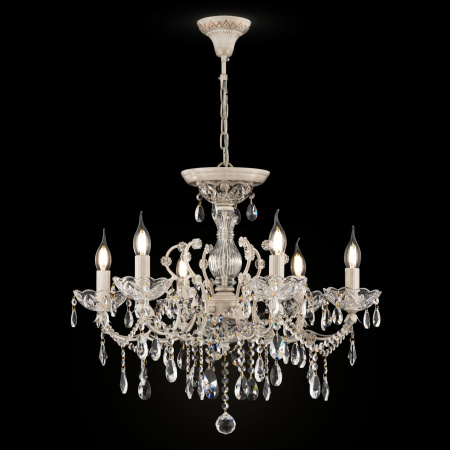 Люстра 6*E14 60Вт Кремовый с Золотом IP20 Sevilla DIA004-06-WG Maytoni