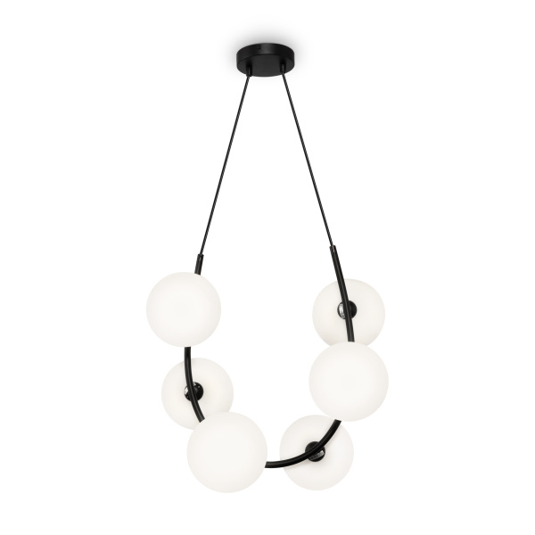 Люстра 6*G9 25Вт Черный IP20 Perlina FR4005PL-06B2 Freya