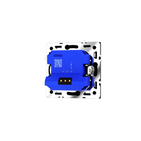 Светорегулятор встраиваемый Voltum S70 поворотно-нажимной 600 Вт, (черный матовый)