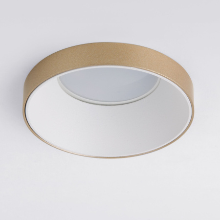 Встраиваемый точечный светильник GU10 белый, золотой IP20 (a053338) Elektrostandard