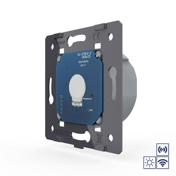 Сенсорный импульсный радиоуправляемый выключатель 1 клавиша (механизм) Livolo