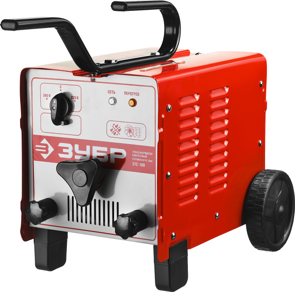 Трансформатор сварочный, ЗТС-180, 60-180 А, электрод 2-4 мм, ПН-10%, 380/220 В ЗУБР