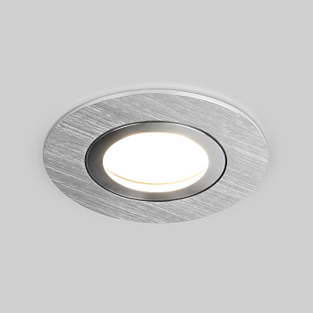 Встраиваемый точечный светильник 1*G5.3 хром IP20 (a057003) Elektrostandard