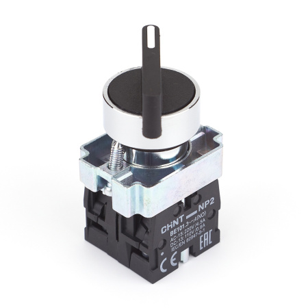 Переключатель NP2-BJ25, 2 положения фиксацией, 1НО+1НЗ, IP40 (R) CHINT