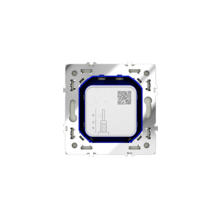 Розетка телевизионная встраиваемая Voltum S70 оконечная TV+SAT, (сталь)