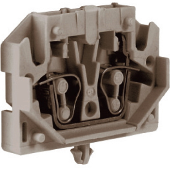 HPC.2GR(Ex), мини зажим, проходной 2,5 кв.мм серый DKC