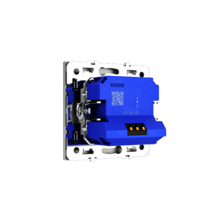 Светорегулятор встраиваемый Voltum S70 поворотно-нажимной 600 Вт, (сталь)