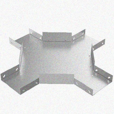 Лоток крестообразный замковый перфорированный КМЗ 200х100 УХЛ1, оцинкованный лист, S1,0