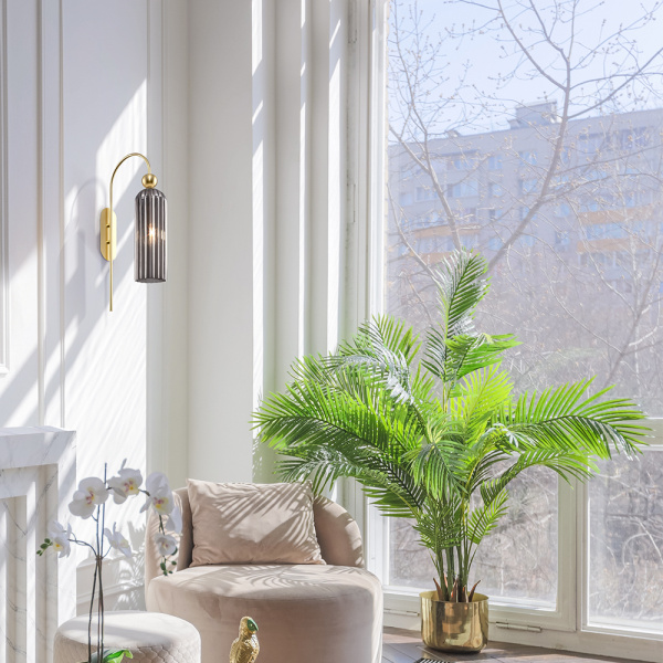 Настенный светильник (бра) 1*E14 40Вт Золото IP20 Antic MOD302WL-01GR Maytoni