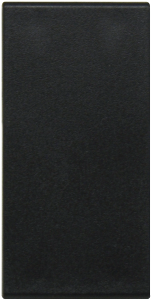 Donel Заглушка 1 мод., черн. матовая (22.5х45мм)