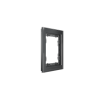 Рамка стеклянная Voltum S70 на 1 пост, (графит, стекло)