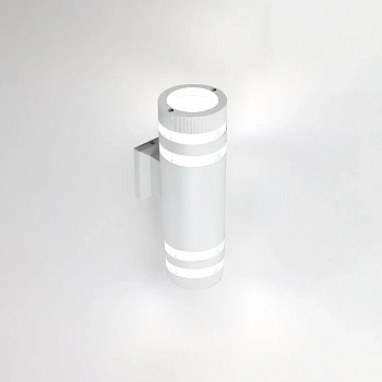 Фасадный светильник General GWL-2Е27-M-IP65 Белый С двойным боковым рассеивателем Игнис General