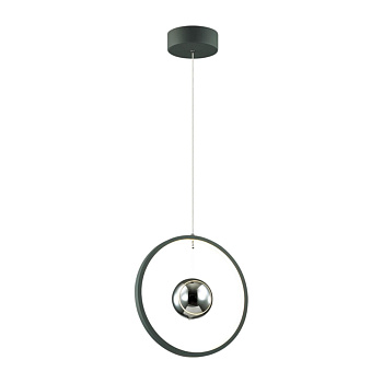 Подвес LED 21W 220V LOND тёмно-серый/хром ODEON LIGHT