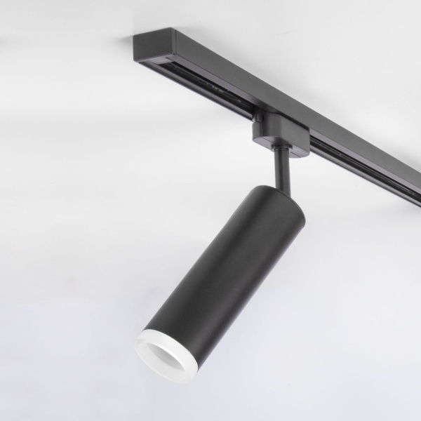 Трековый светодиодный светильник для однофазного шинопровода 10Вт 4200К черный IP20 Oskar (a040964) Elektrostandard