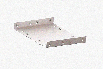 Соединитель лотковый замковый СЛЗ-200х50х1,0 УТ1,5, оцинкованный лист, S1,0