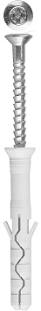 Дюбель-гвоздь нейлоновый, потайный бортик, 8 x 100 мм, 50 шт, Профессионал ЗУБР